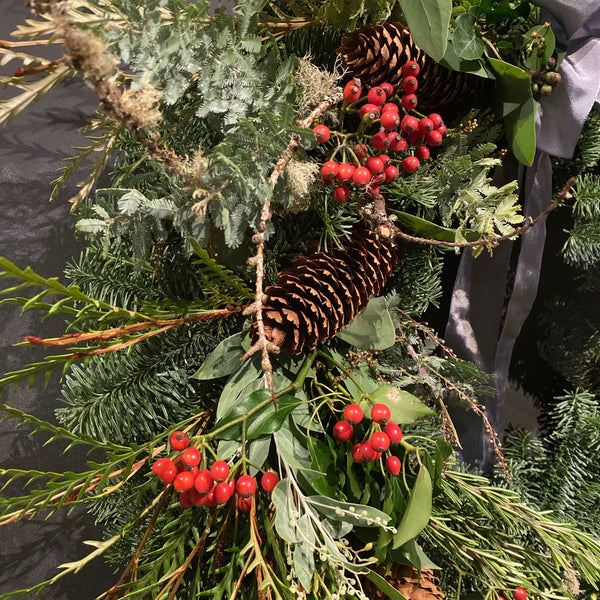 Traditional Red Advent Wreath