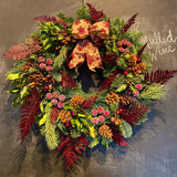 "Mulled Wine" Door Wreath